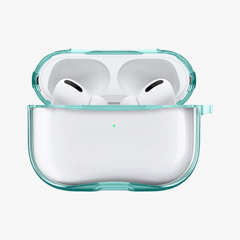 ACS05481 - Apple AirPods Pro 2 Case Ultra Hybrid in crystal clear showing the front